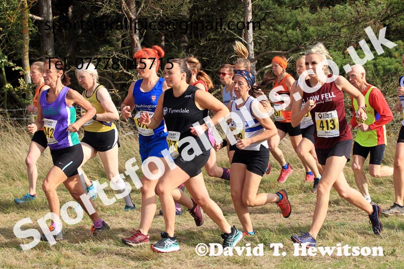 Senior womens 2022 NEHL Druridge Bay, Northumberland, Sunday, October 9th. Photo: David T. Hewitson/Sports for All Pics
